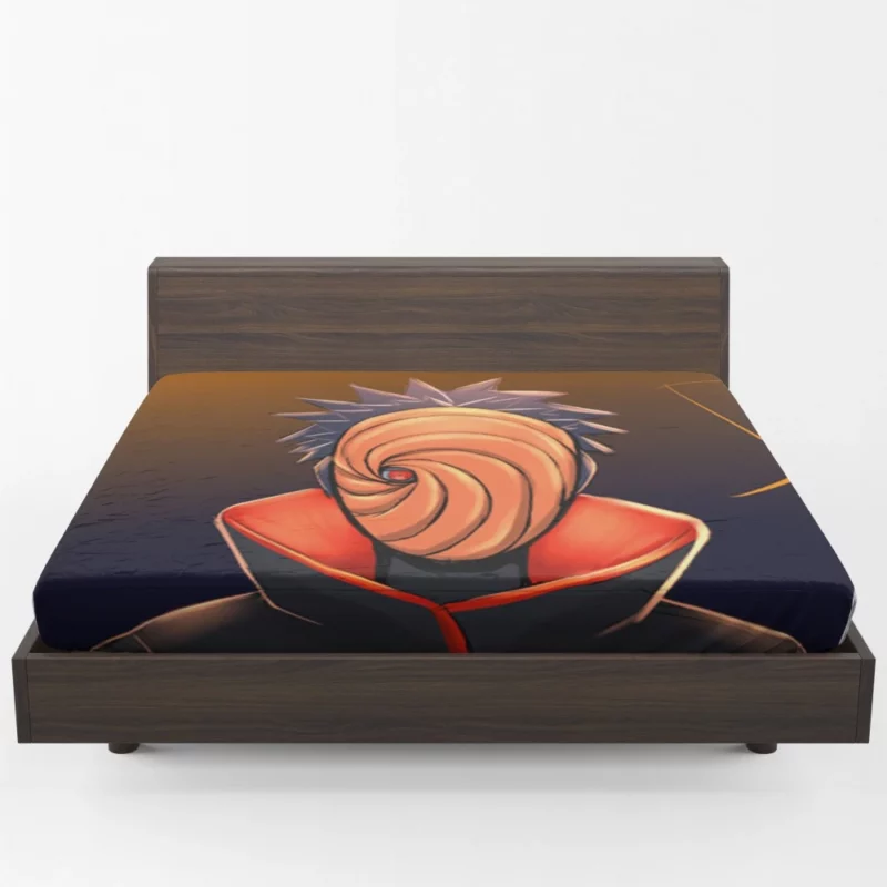 Obito Uchiha Shadows of Regret Anime Fitted Sheet 1