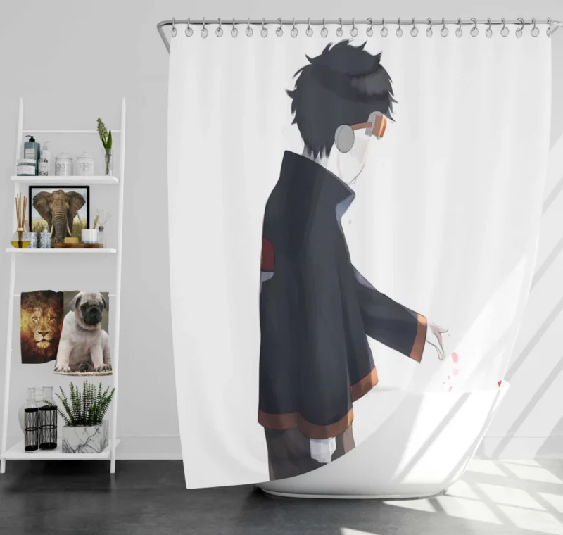 Obito Uchiha Shrouded Truth Anime Shower Curtain