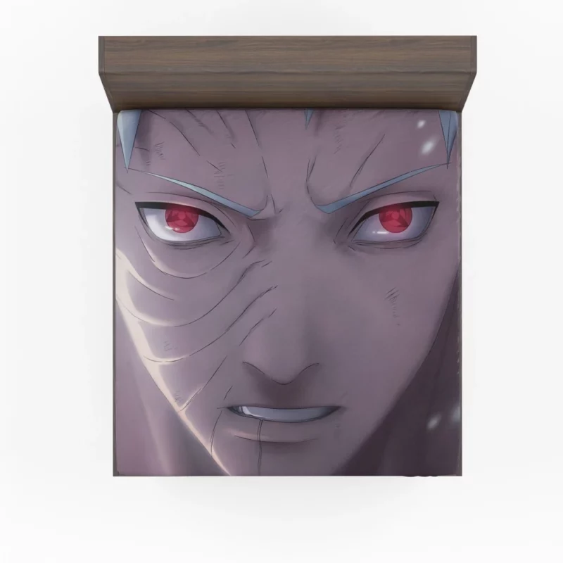 Obito Uchiha Unraveling Fate Anime Fitted Sheet