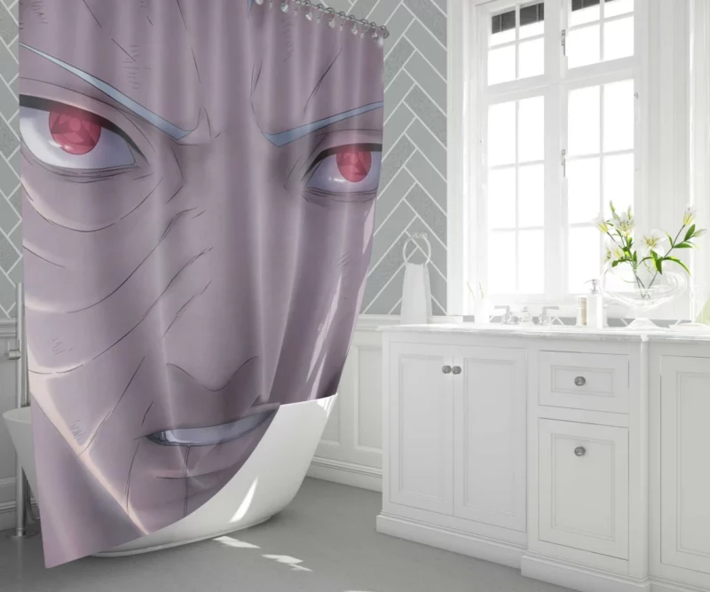 Obito Uchiha Unraveling Fate Anime Shower Curtain 1