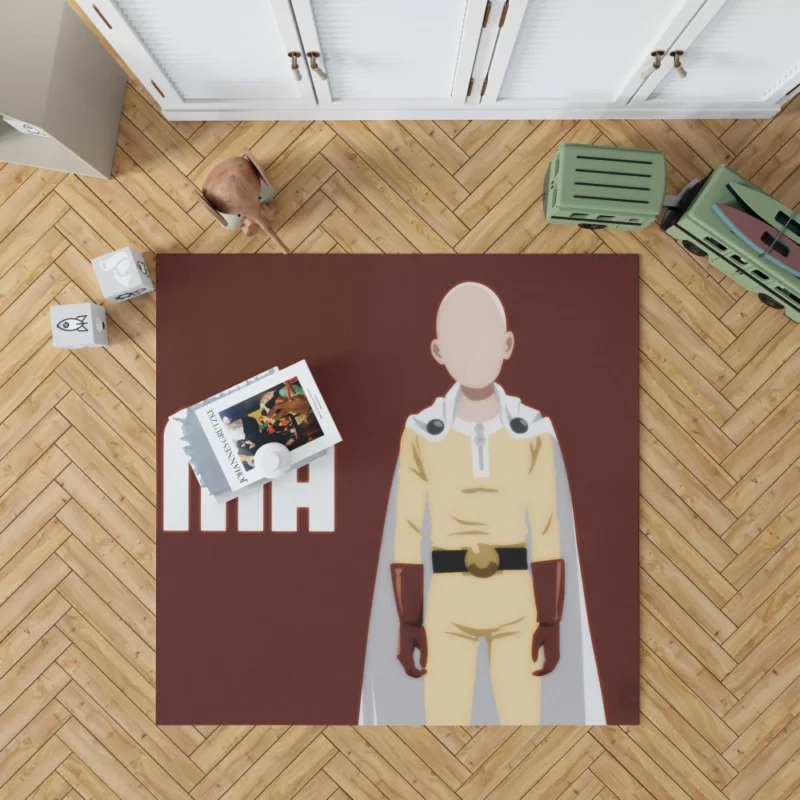 One-Punch Man Chronicles Saitama Anime Rug