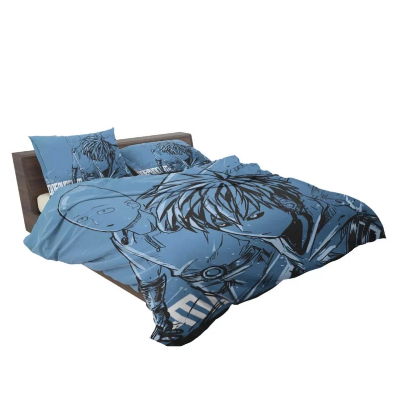 One-Punch Man Duo Saitama and Genos Anime Bedding Set 2