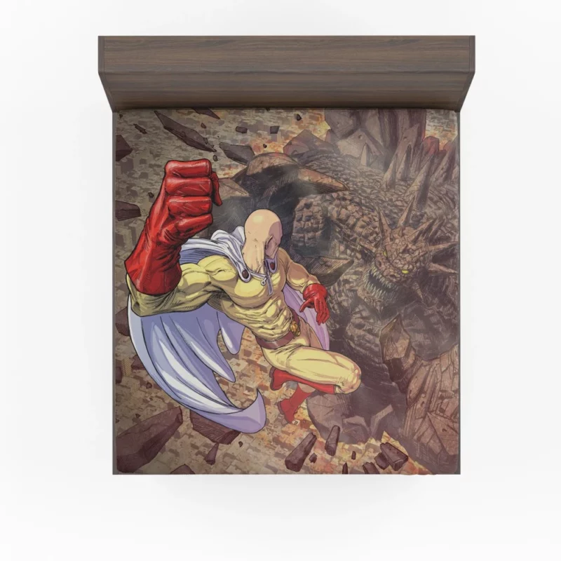 One Punch Man Heroic Saga Anime Fitted Sheet