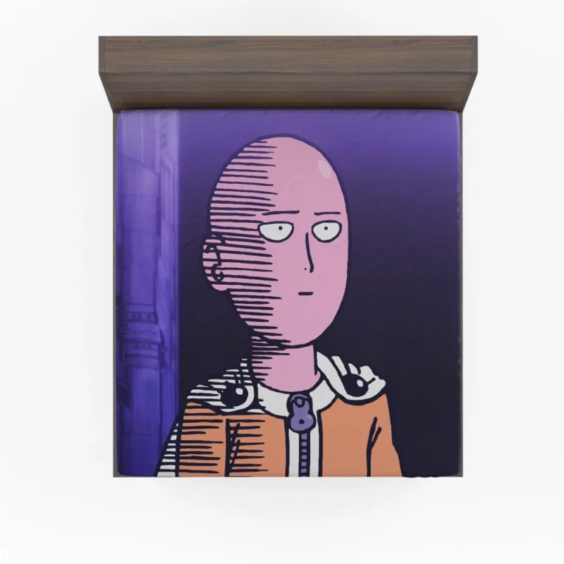 One-Punch Man Saitama Journey Anime Fitted Sheet