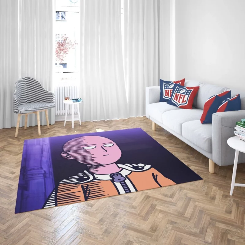 One-Punch Man Saitama Journey Anime Rug 2