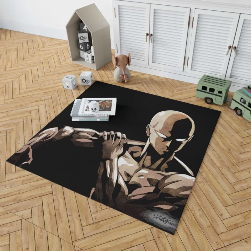 One Punch Man Saitama Power Anime Rug 1