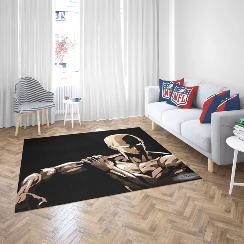 One Punch Man Saitama Power Anime Rug 2