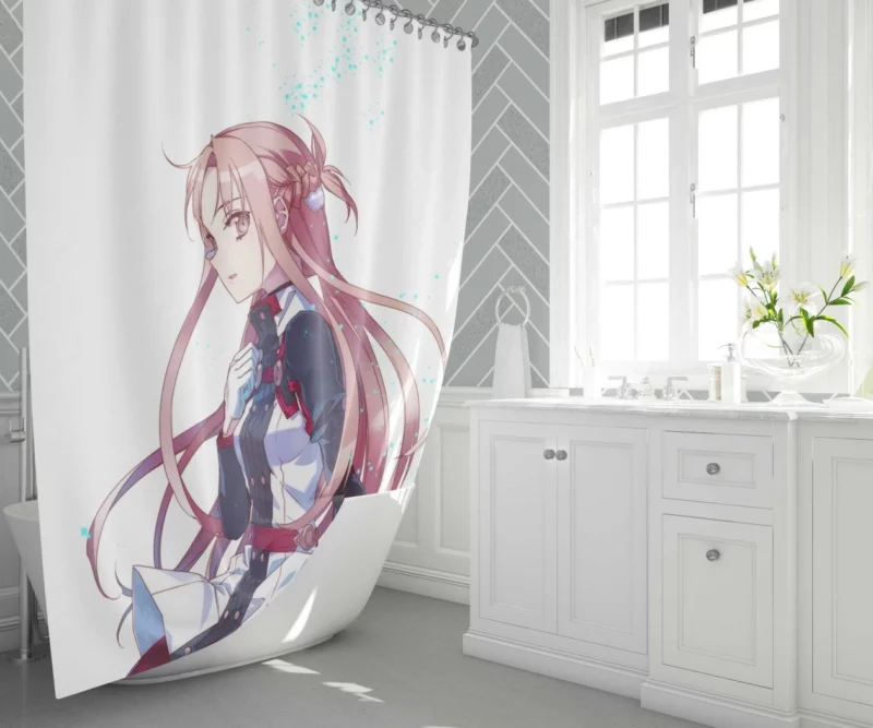 Ordinal Scale Asuna Online Quest Anime Shower Curtain 1