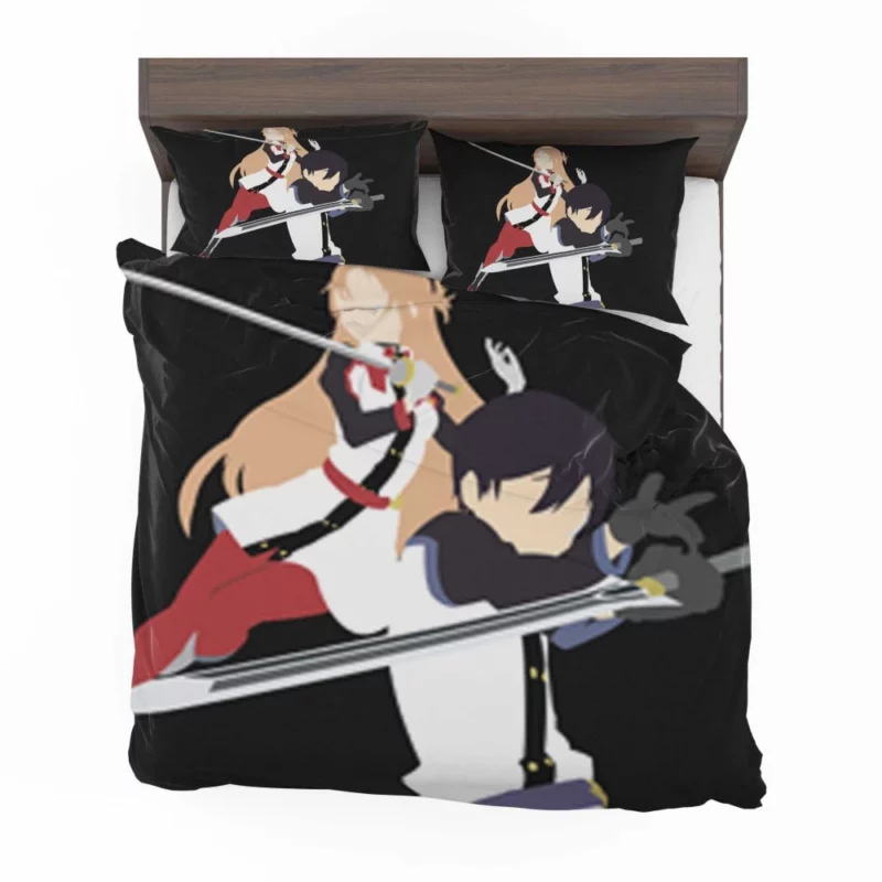 Ordinal Scale Kirito Asuna and Adventure Anime Bedding Set 1