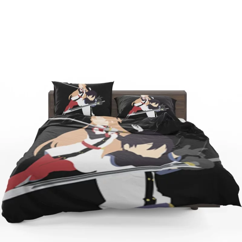 Ordinal Scale Kirito Asuna and Adventure Anime Bedding Set