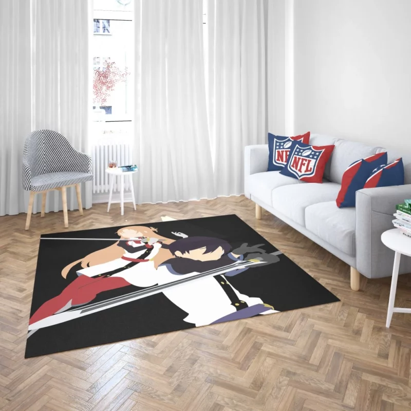 Ordinal Scale Kirito Asuna and Adventure Anime Rug 2