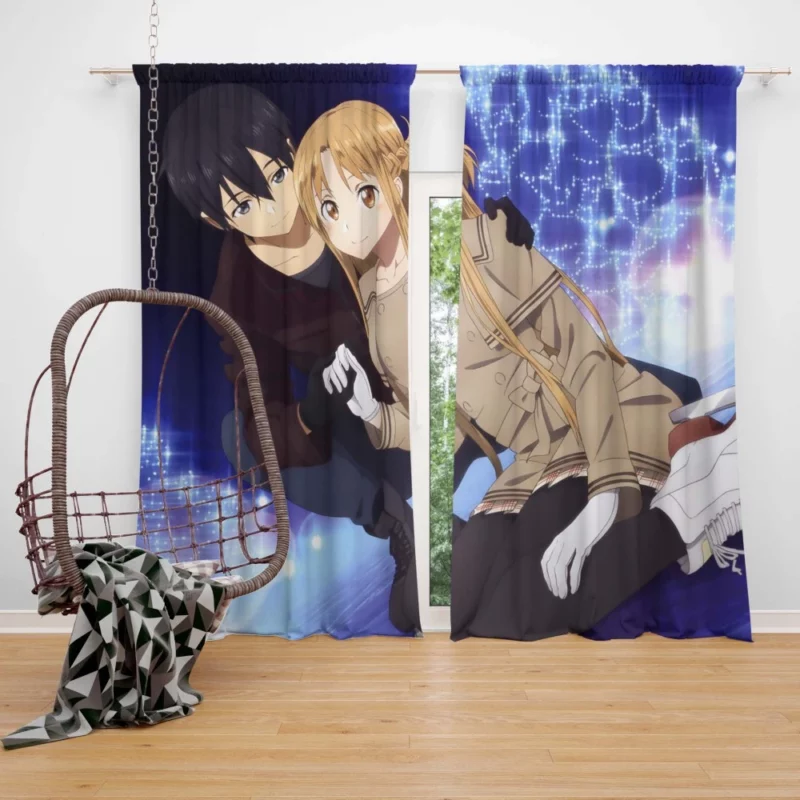 Ordinal Scale Kirito Odyssey Anime Curtain