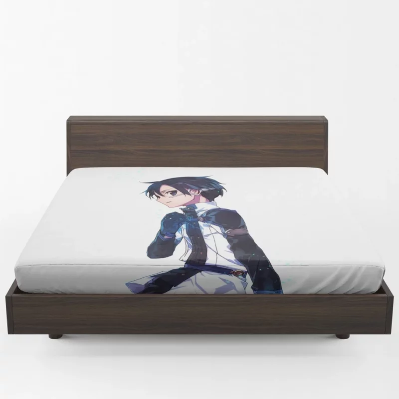 Ordinal Scale Virtual Showdown Anime Fitted Sheet 1