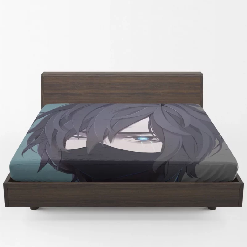 Original Boy Masked Mystery Anime Fitted Sheet 1