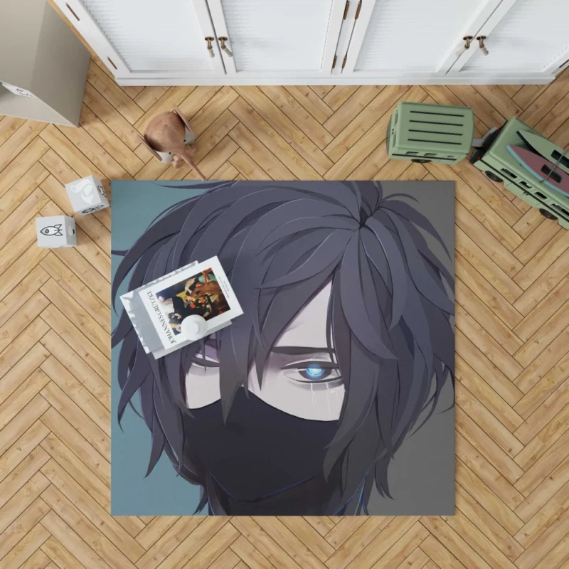 Original Boy Masked Mystery Anime Rug