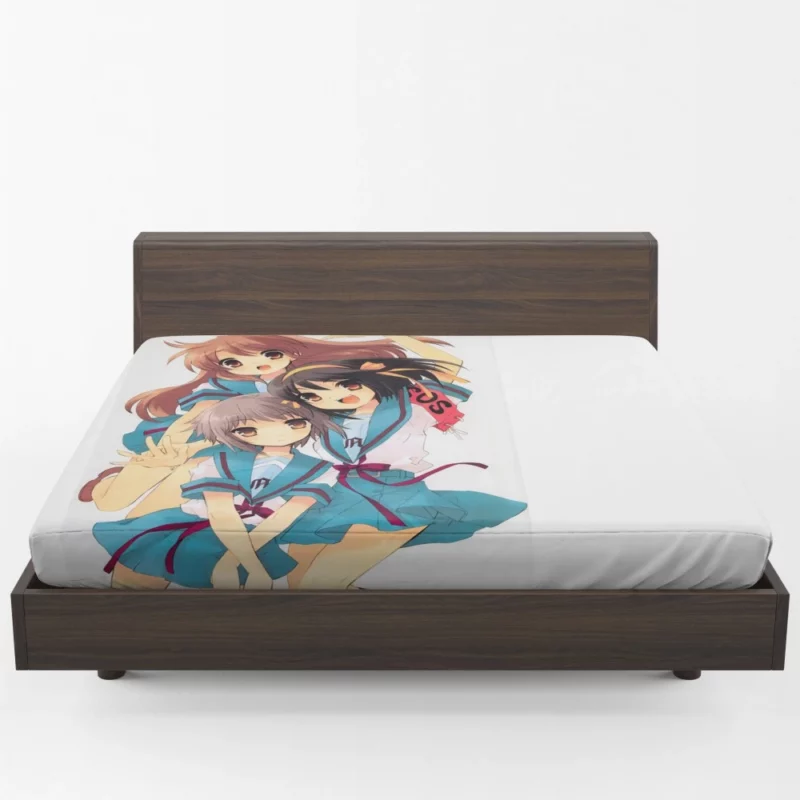 Orihime Inoue and Ulquiorra Cifer Bleach Union Anime Fitted Sheet 1