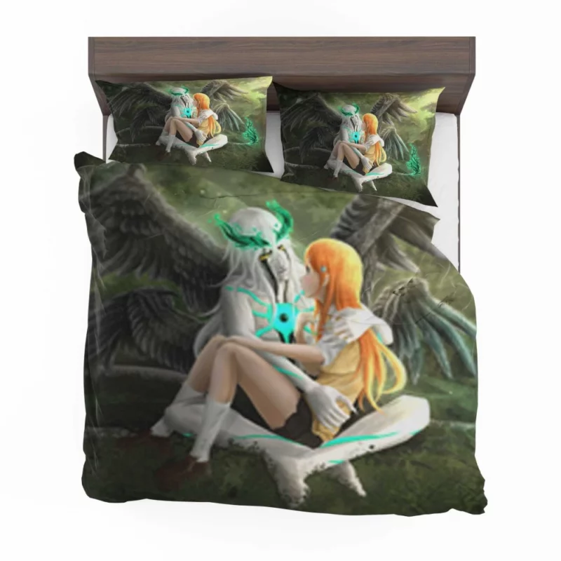 Orihime Inoue and Ulquiorra Cifer Eternal Ties Anime Bedding Set 1