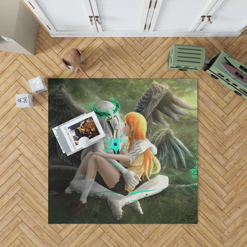 Orihime Inoue and Ulquiorra Cifer Eternal Ties Anime Rug