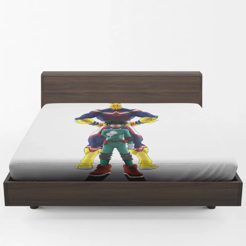 PLUS ULTRA Heroic Endeavors Await Anime Fitted Sheet 1