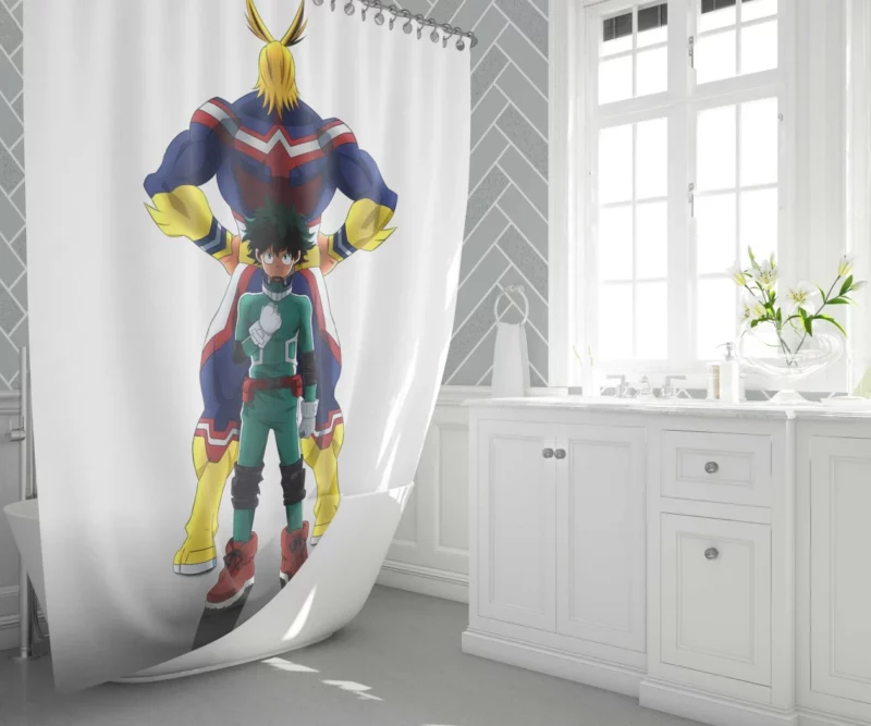 PLUS ULTRA Heroic Endeavors Await Anime Shower Curtain 1