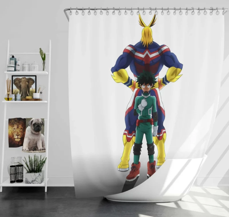 PLUS ULTRA Heroic Endeavors Await Anime Shower Curtain