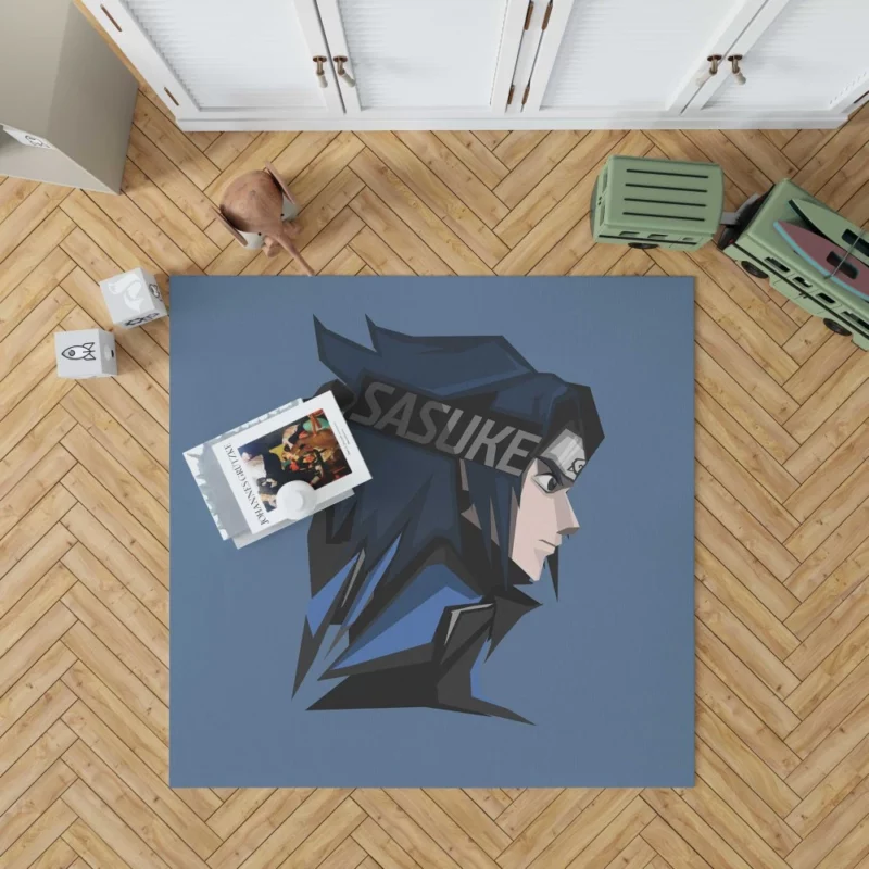 Path of the Avenger Sasuke Uchiha Anime Rug