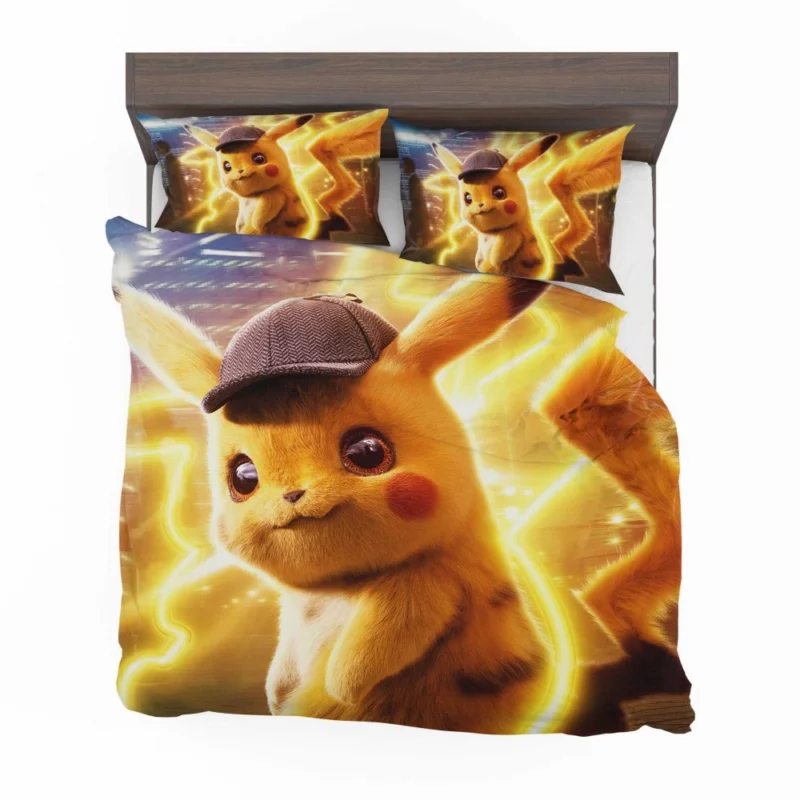 Pikachu Caffeine Detective Anime Bedding Set 1