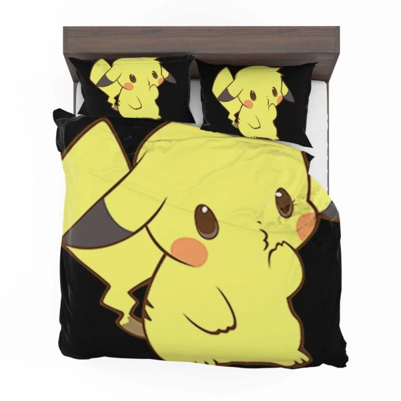 Pikachu Cute Electric Companion Anime Bedding Set 1