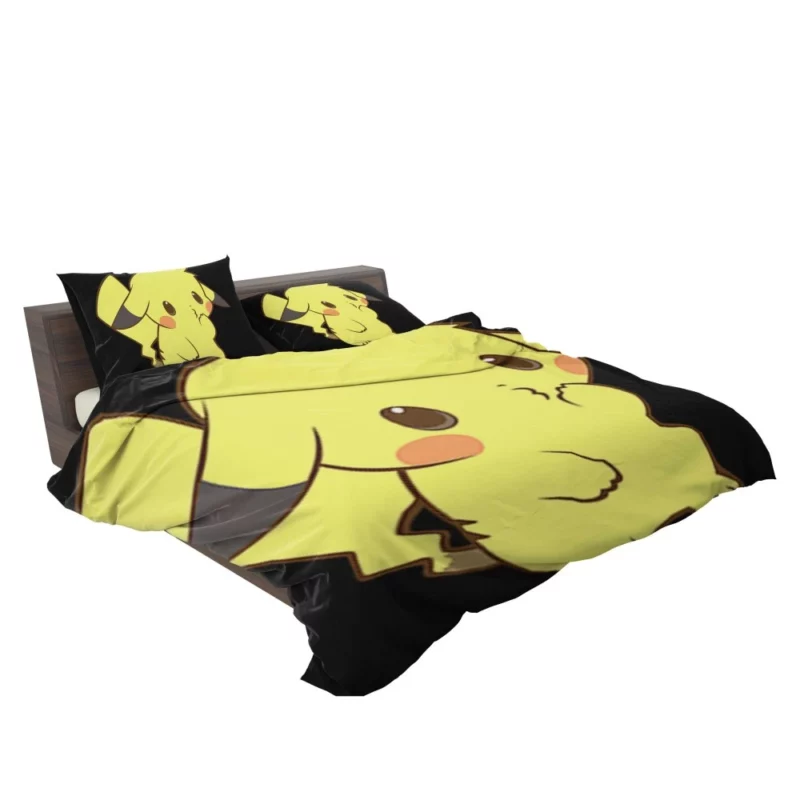 Pikachu Cute Electric Companion Anime Bedding Set 2