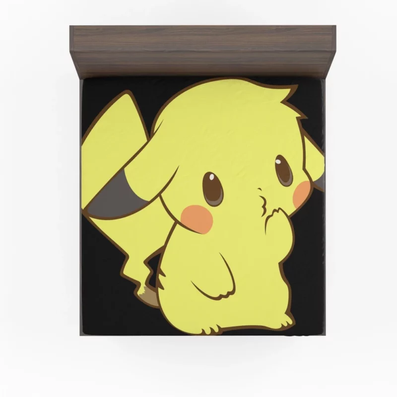 Pikachu Cute Electric Companion Anime Fitted Sheet