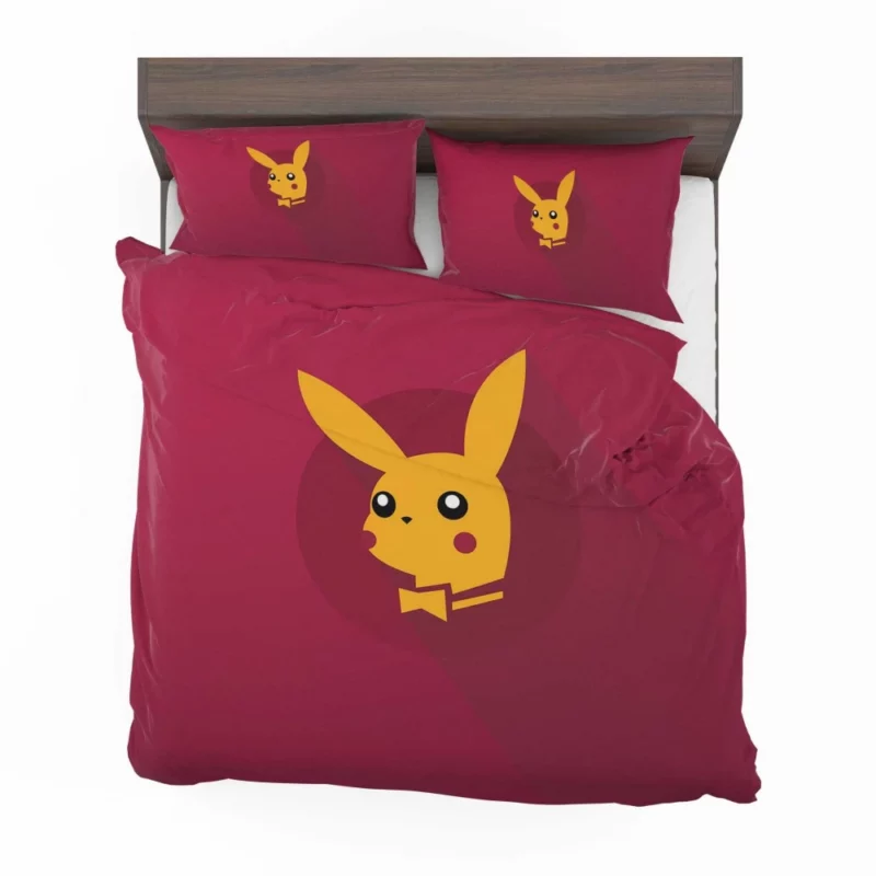 Pikachu Electric Minimalist Anime Bedding Set 1