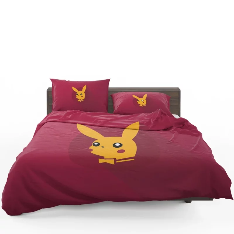 Pikachu Electric Minimalist Anime Bedding Set