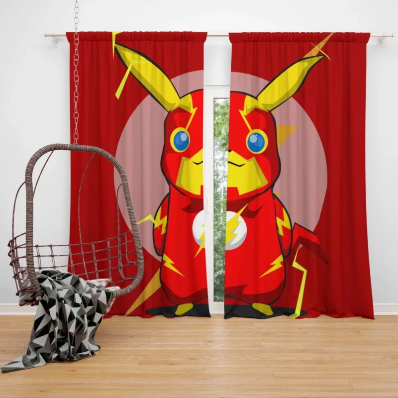 Pikachu Original Icon Anime Curtain