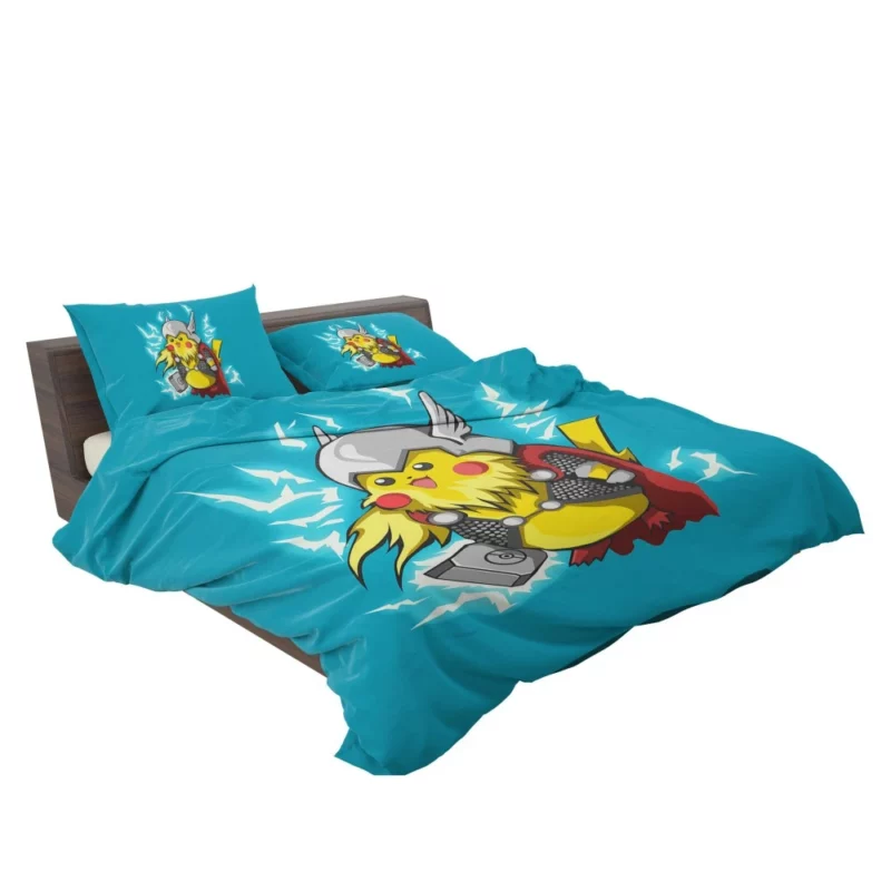 Pikachu Thunderous Entry Anime Bedding Set 2