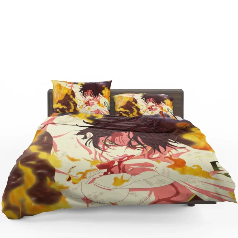 Portgas D. Ace Burning Determination Anime Bedding Set