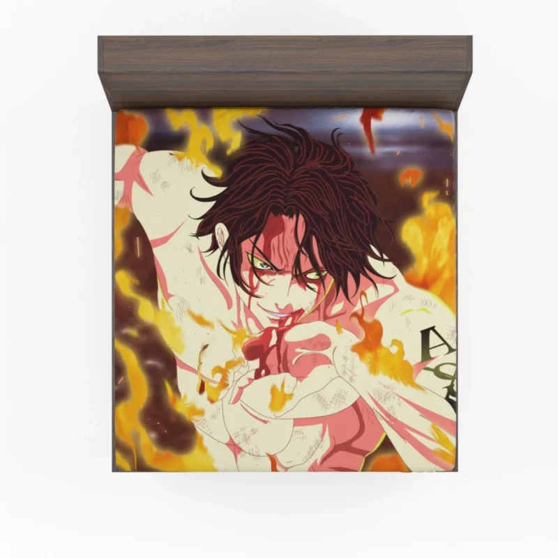 Portgas D. Ace Burning Determination Anime Fitted Sheet