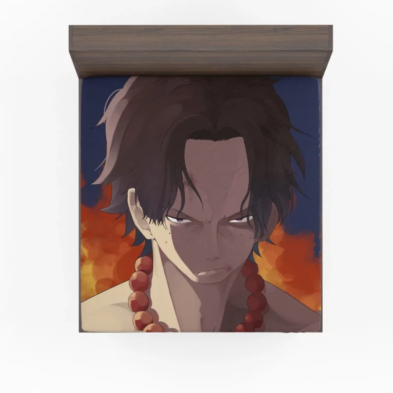 Portgas D. Ace Eternal Flame Anime Fitted Sheet