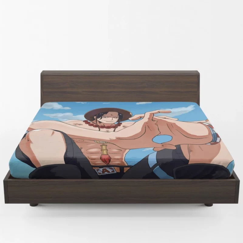 Portgas D. Ace Eternal Memory Anime Fitted Sheet 1