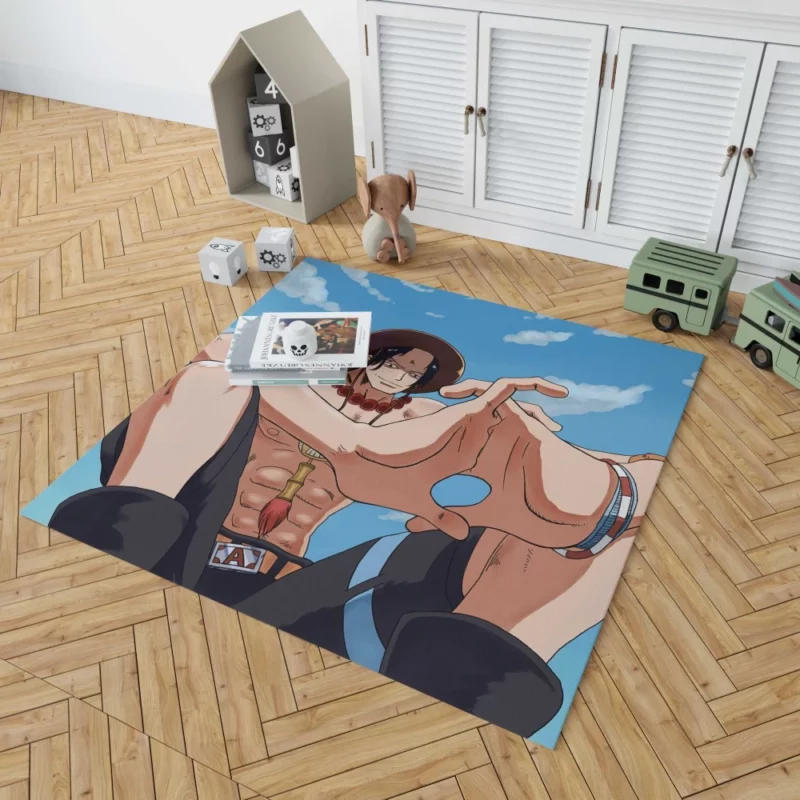 Portgas D. Ace Eternal Memory Anime Rug 1