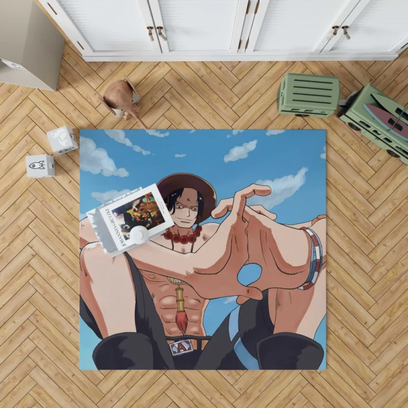 Portgas D. Ace Eternal Memory Anime Rug