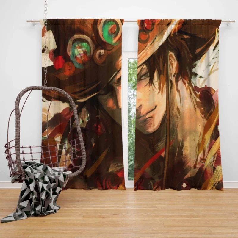 Portgas D. Ace Fiery Legacy Anime Curtain