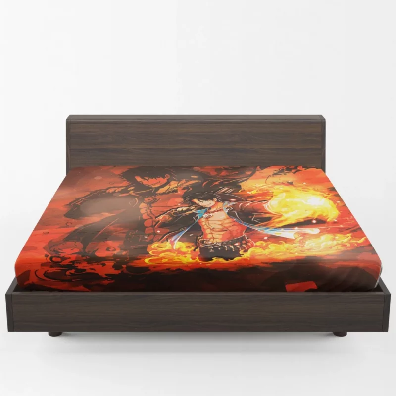 Portgas D. Ace Fiery Remembrance Anime Fitted Sheet 1