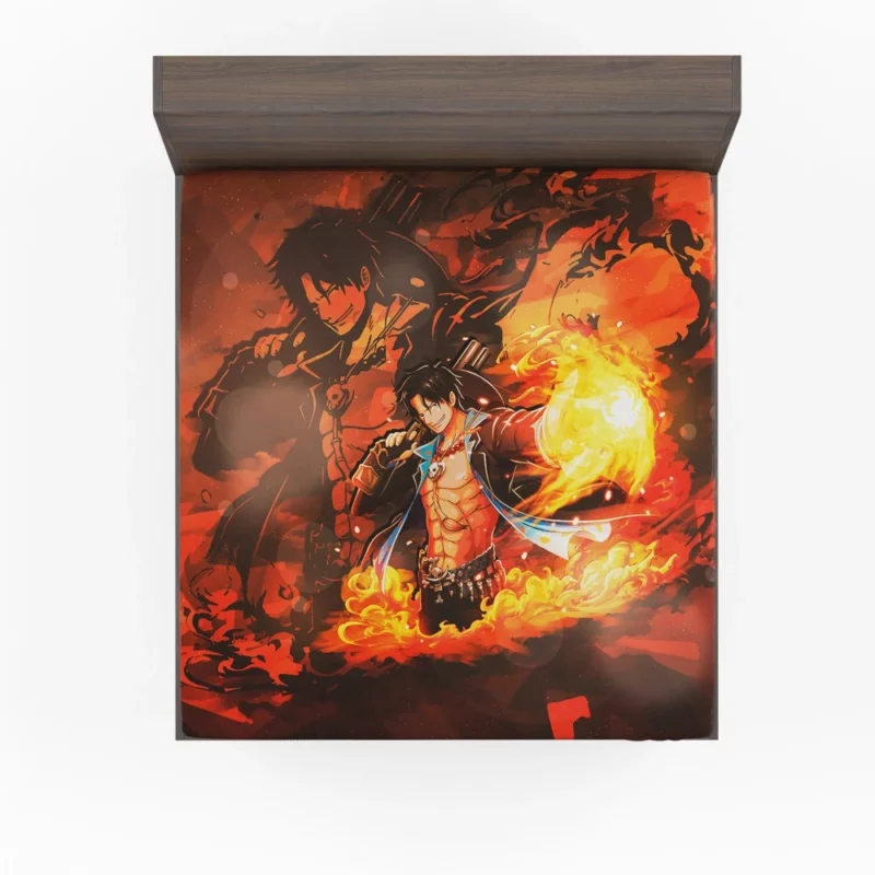 Portgas D. Ace Fiery Remembrance Anime Fitted Sheet