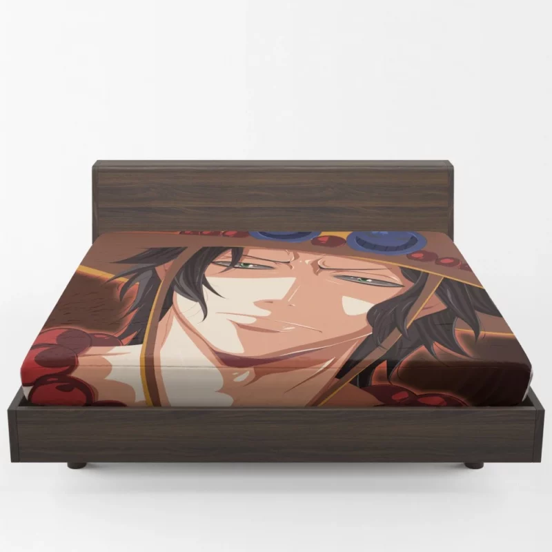 Portgas D. Ace Fire and Adventure Anime Fitted Sheet 1