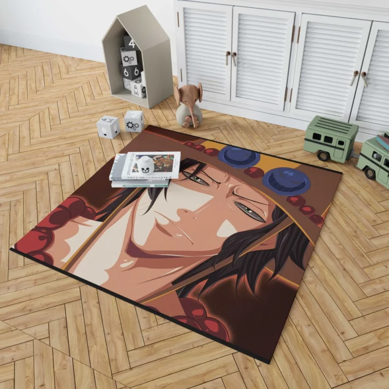 Portgas D. Ace Fire and Adventure Anime Rug 1