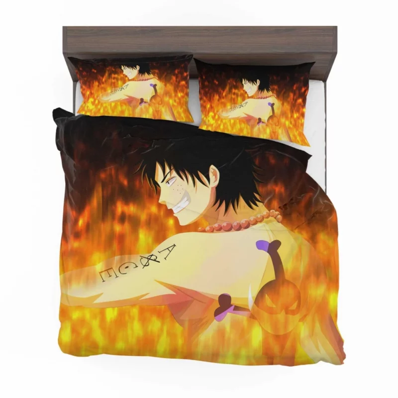 Portgas D. Ace Flaming Dream Anime Bedding Set 1