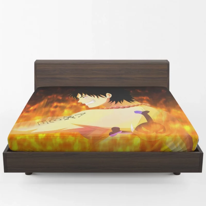 Portgas D. Ace Flaming Dream Anime Fitted Sheet 1