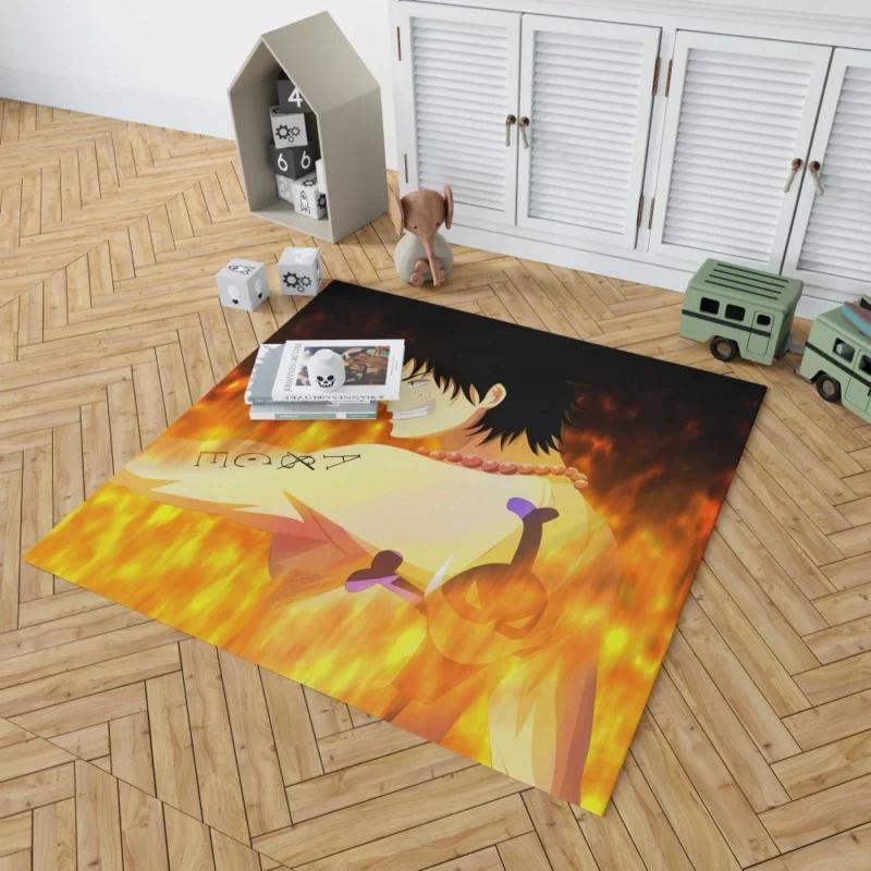 Portgas D. Ace Flaming Dream Anime Rug 1