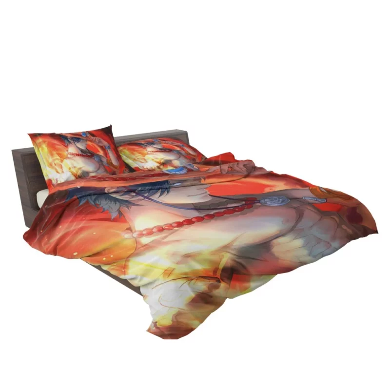 Portgas D. Ace Flaming Spirit Anime Bedding Set 2