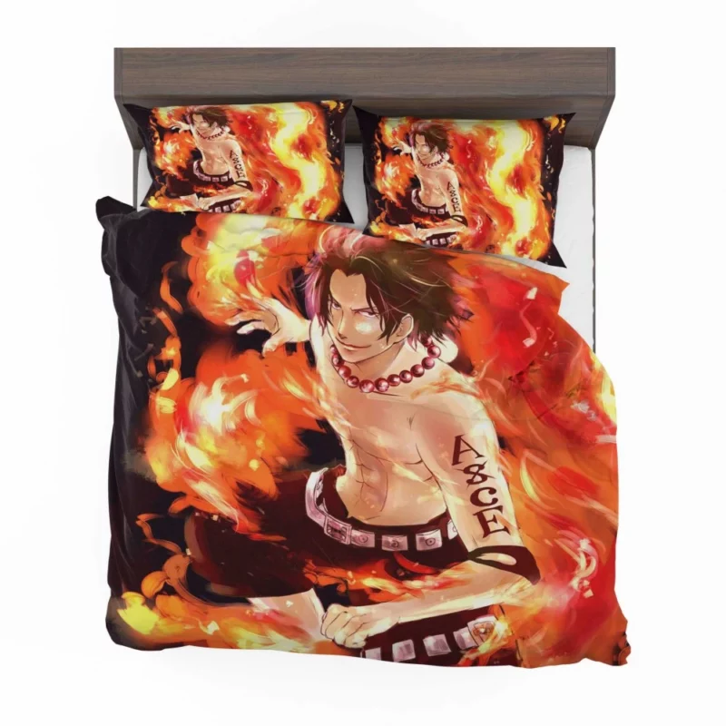 Portgas D. Ace Heart of Flame Anime Bedding Set 1